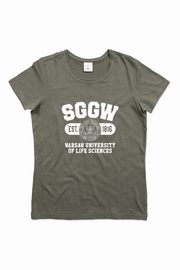 Koszulka SGGW grafitowa męska XL, 